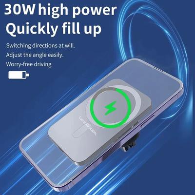 Handyhalterung für Lüftungsschlitze Magnetischer Autoladegerät 30W Kabellos für iPhone 17 16 15 Pro Max Samsung Xiaomi Schnellladung MagSafe-Halter