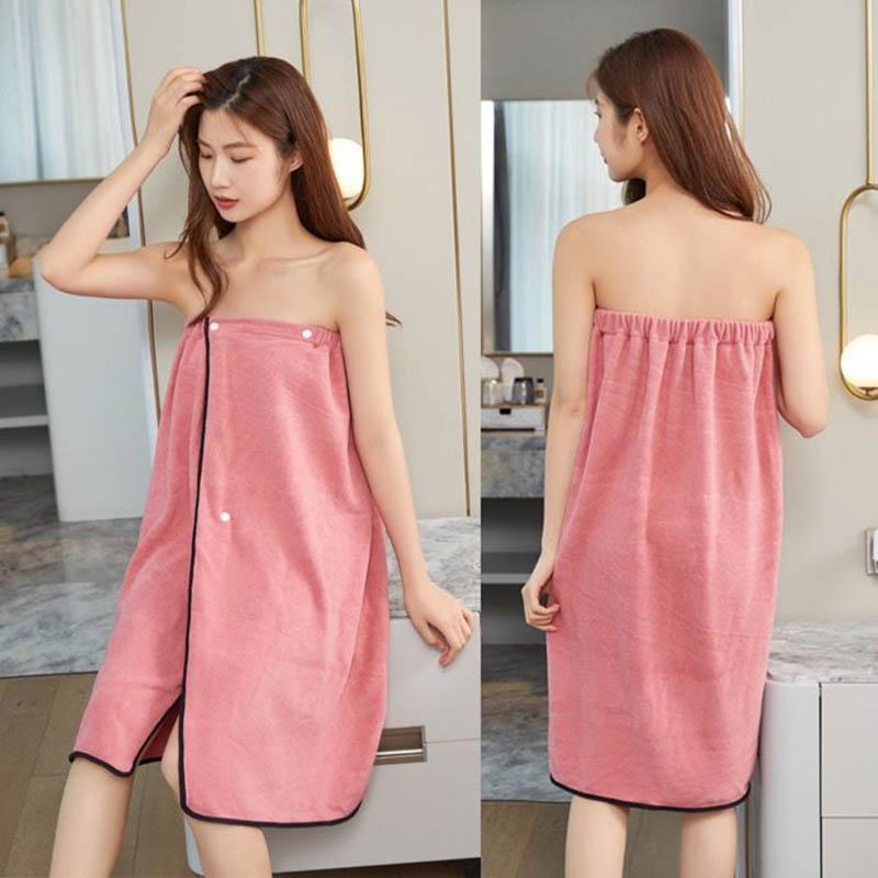 WTEMPO Bath Towel Tube Top Wrapped Chest Household Super Absorbent Thickening Non-shedding Soft Bath Skirt for Women