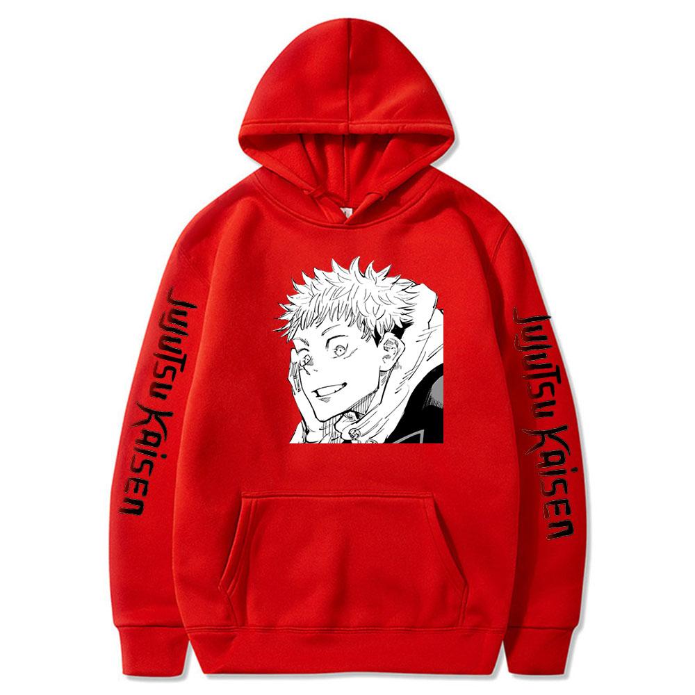 2025 Anime Jujutsu Kaisen Fashion Graphic Hoodies Vintage Oversized Hooded Hip Hop Long Sleeves Cotton Hoodie Men Women Clothes