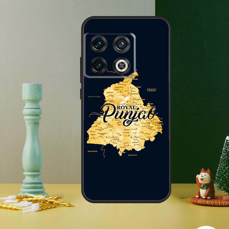 Punjab Map Outline Case For OnePlus Nord CE 2 3 4 Lite N20 N30 9 10 Pro 8T 9RT 10T 10R 12 11 12R 13 13R Cover