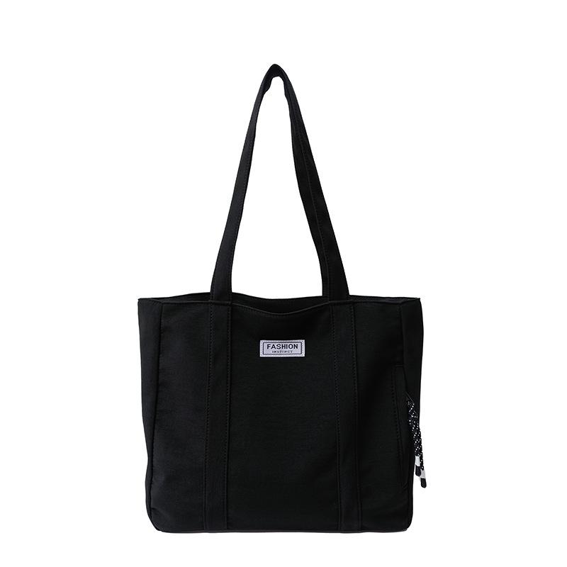 Simple Solid Color Nylon Shoulder Bag, Women's Commuter To Work, Large-capacity Tote Bag, Fashionable Portable Small Fresh Bag
