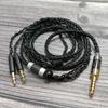 Silver Plated 3.5mm To 3.5mm Male Headphones Cable for D7100 Headphones Lightweight and Durable Earphone Cord 59.1inch