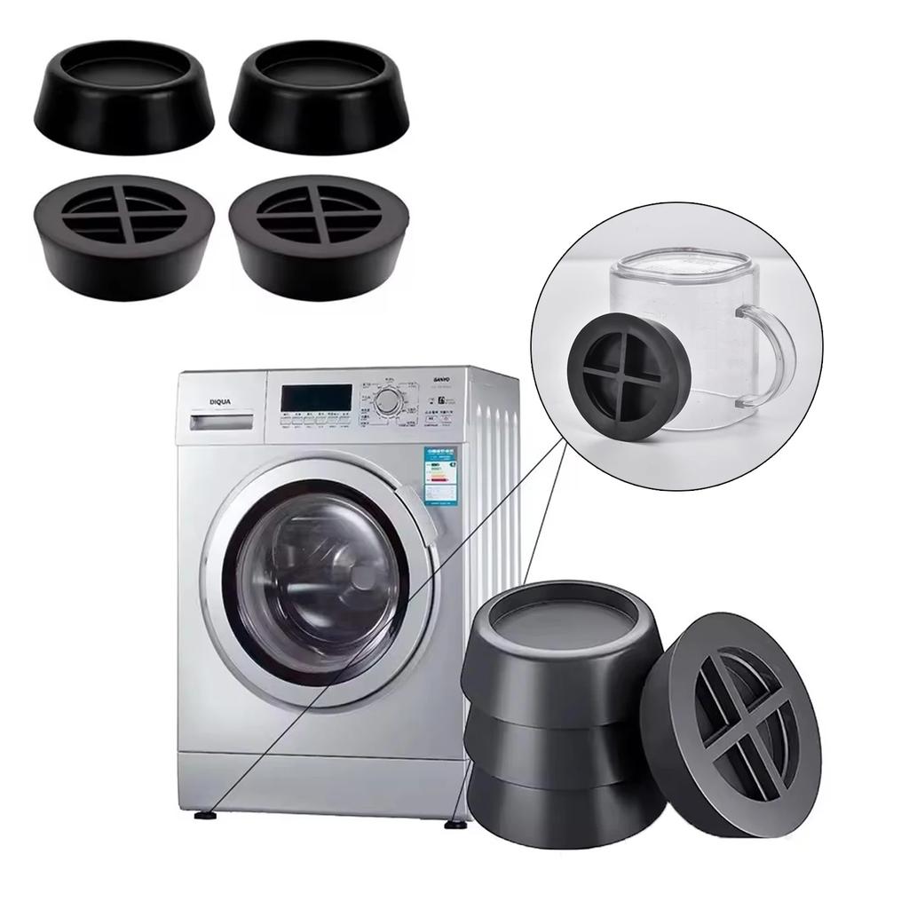 4/8PCS Washing Machine Anti Vibration Pads, Universal Fit for Refrigerator Dryer Furniture, Anti-Slip Rubber Feet