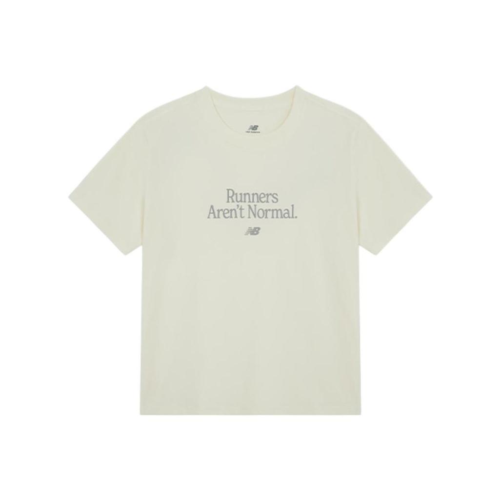 New Balance T Shirt Women s Ivory White NEE24252-IV S