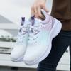 Korean Version of Trend Versatile Commuter Casual Shoes Sports Flying Woven Women's Shoes Low-top Design Soft Sole Air Cushion Women's Trend