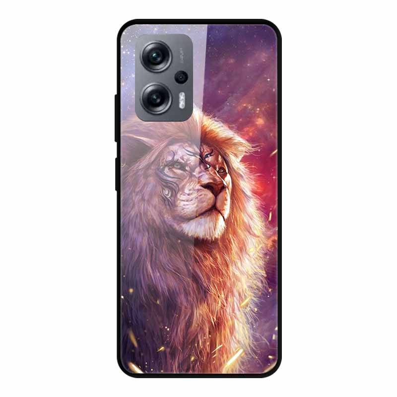 For Poco X4 GT Case Shockproof Tempered Glass Hard Back Cover For Xiaomi Poco X4 GT 5G Soft Bumper Coque PocoX4 GT X4GT Case