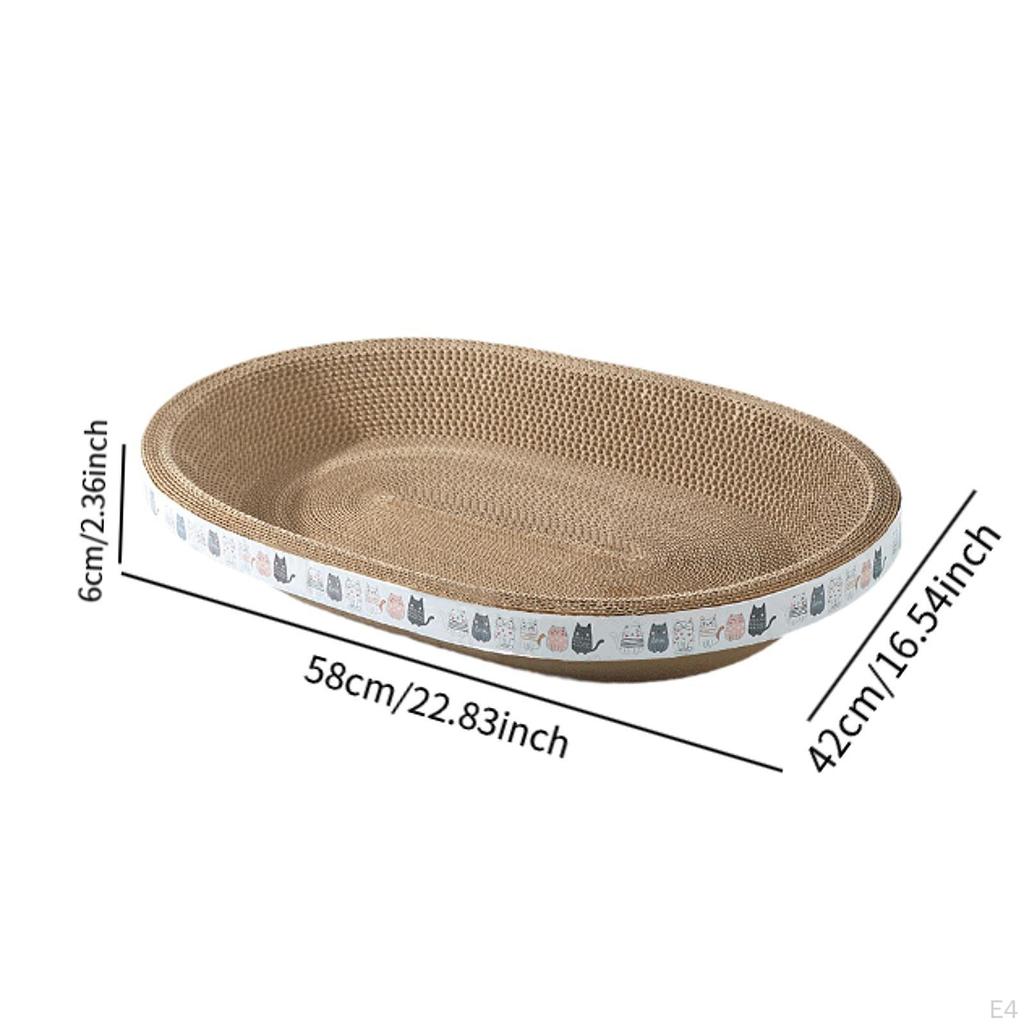 Cardboard Cat Lounge for Indoor Cats, Scratching Board And Nest Claw Maintenance