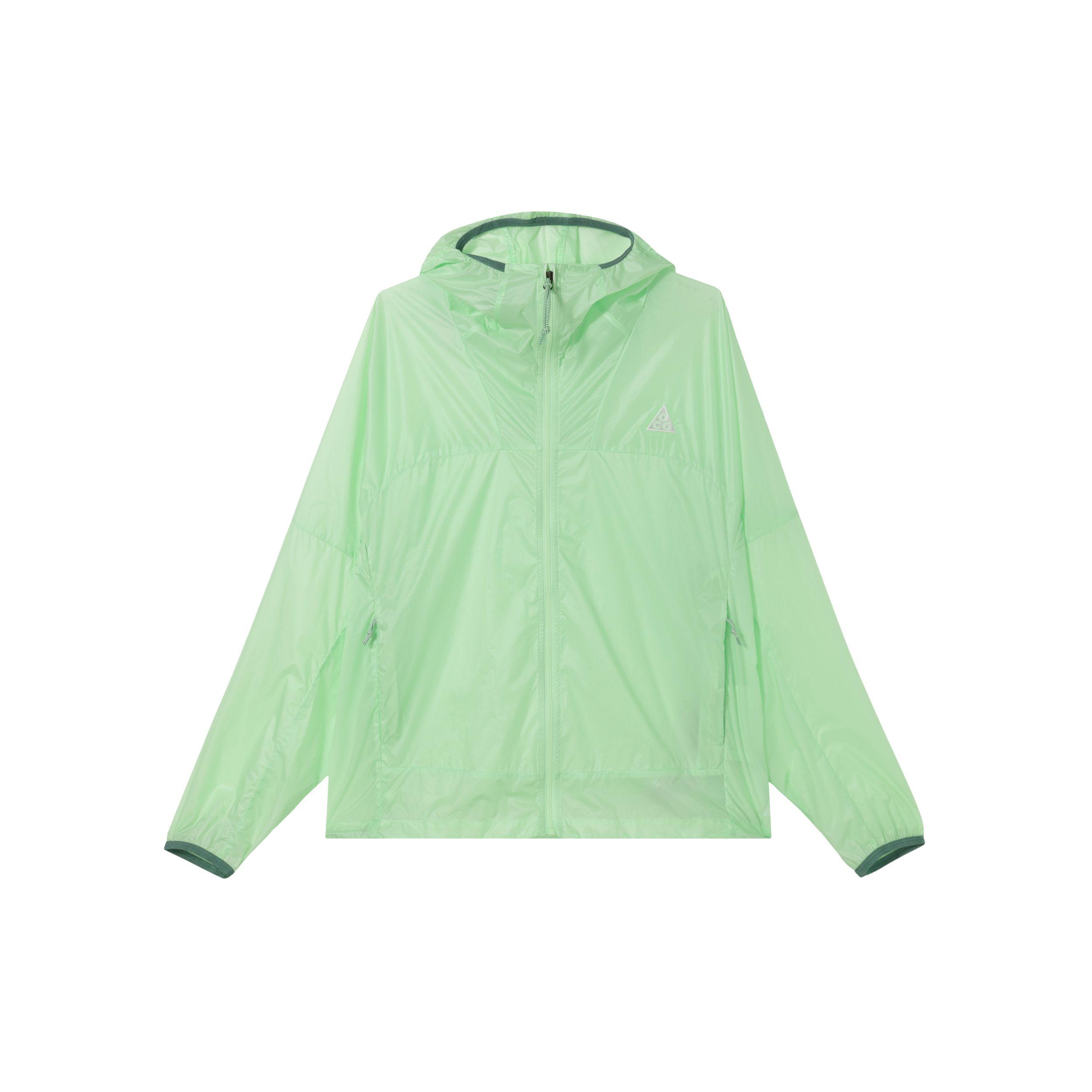 

Nike ACG Cinder Cone, однотонная повседневная куртка на молнии с капюшоном и длинными рукавами, мужские куртки светло-зеленого цвета DB0979-376 XL