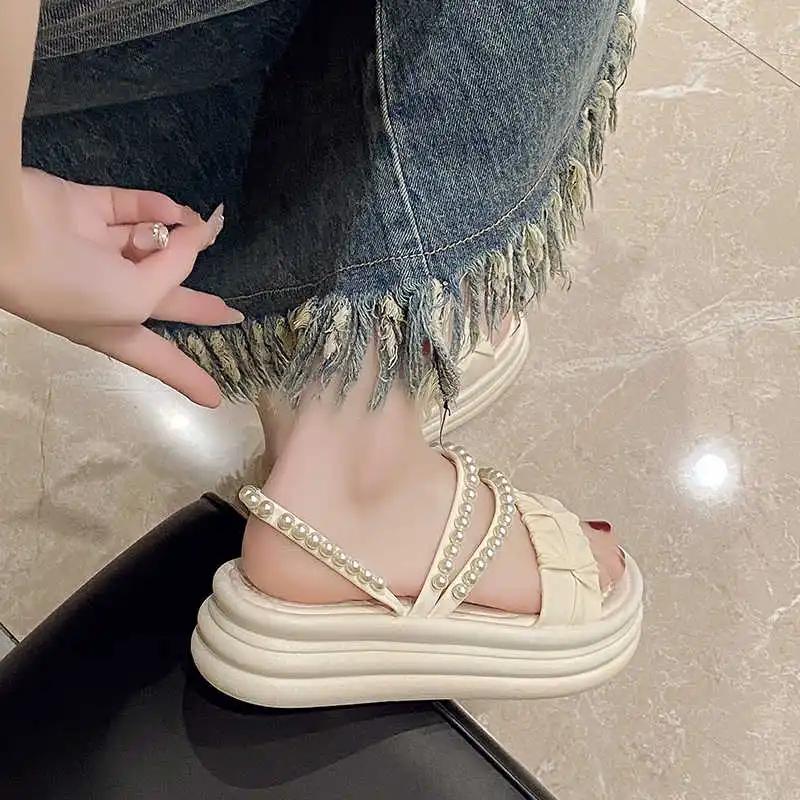 Fashion Drawstring Round Toe Basket Sport Long Black Boots Shoes Sneakers Women High Top Besket Training Losfers Cheaper Outing