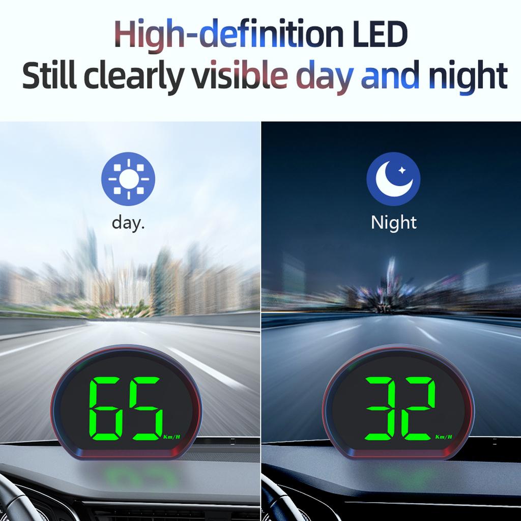 Heads Up Display for Cars Digital GPS Car Speedometer Plug and Play Non Destructive Installation 3inch Large Screen