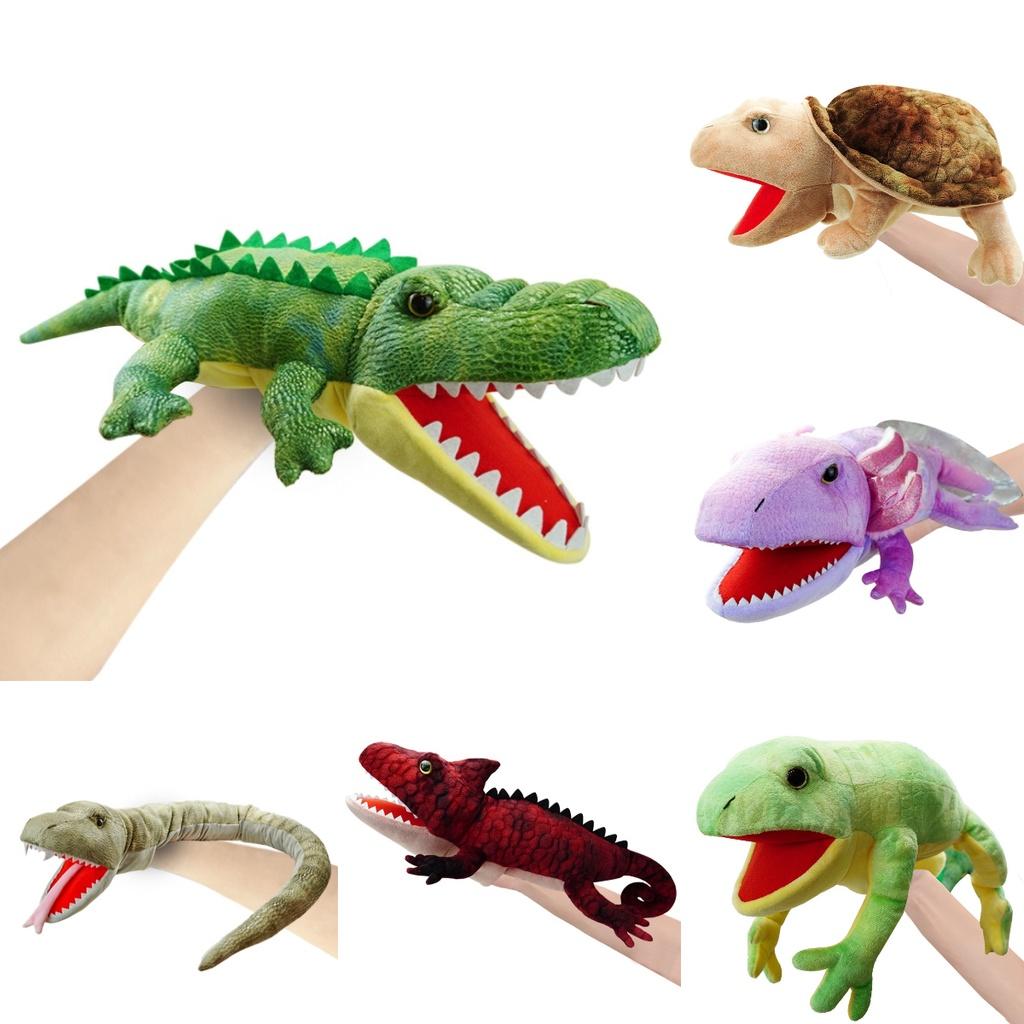 Urocza Pisklę Lalki Ręczne Pluszowa Zabawka Dla Dzieci Do Bajek Gad Stuffed Animal Do Przedszkola I Rodzicielstwa Lalka Wąż Python Żółw)