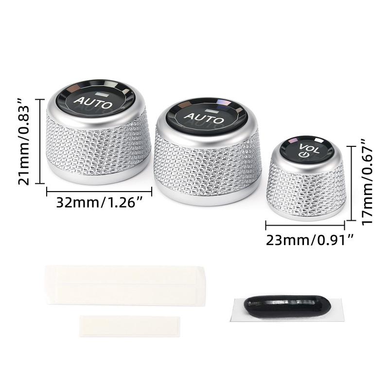 1Set Crystal Car Volume Air Conditioning Knobs Audio Control Button Knob Ring Cover Trim For BMW 1 2 3 4 5 6 7 8 X3 X4 X5 X6 X7