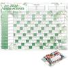 Multicolor Layout 2027 Yearly Planner Paper Annual Planning Chart  Home Office Planning