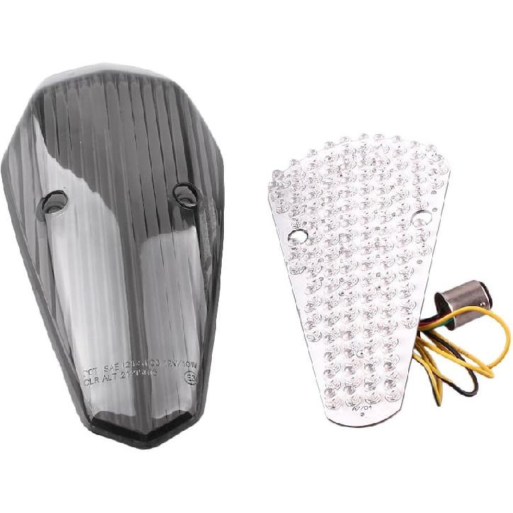Mallofusa Motorcycle Integrated Taillight LED Brake Tail Light Compatible for HONDA SHADOW AERO 750 2004 2005 2006 2007 Smoke Len