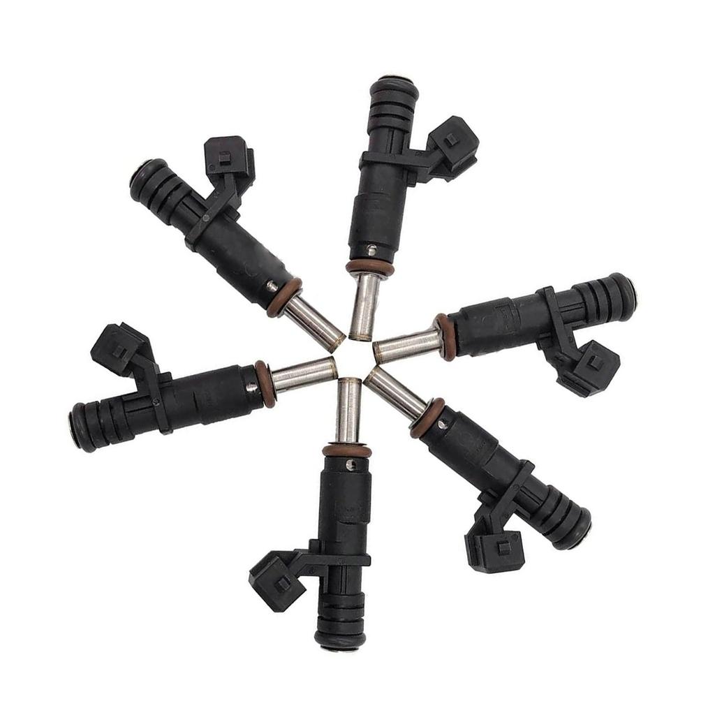 6 Fuel Injectors for BMW 128i 328i X3 X 5 Z4 525i 2.0L 2.5L 3.0L 2006-2012 7531634 13537531634 FJ748 1353753163