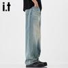 Izzue IT Men's American Retro Straight-Leg Jeans