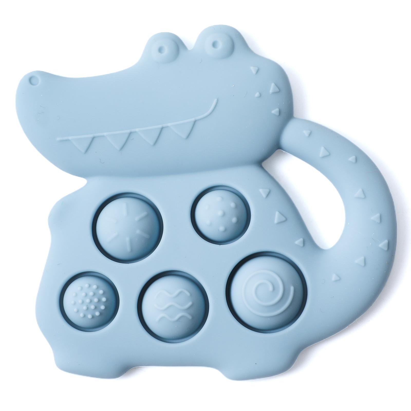 1 Stuk Siliconen Baby Speelgoed0-12 Baby Bijtring Speelgoedbaby Fidget SpeelgoedKiezen Sensorisch Speelgoedsiliconen Handbellen siliconen Kalmerend Speelgoed