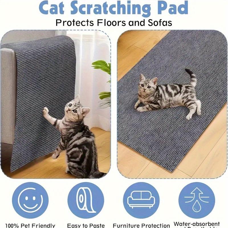[Protectores Autoadhesivos] Protectores Duraderos y Autoadhesivos para Muebles contra Arañazos de Gato | Protectores Recortables para Sofá y Pared, Alfombrillas para Rascador de Gato