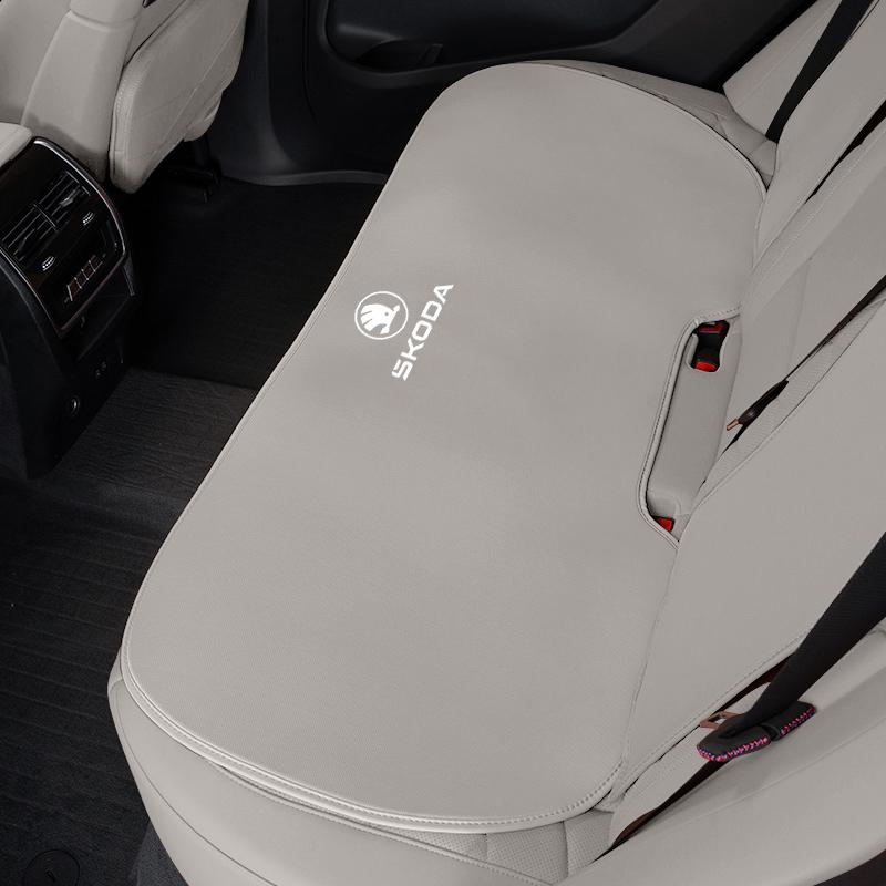 Car Seat Cover Pad Ice Silk Protector Cushion Interior For Skoda Octavia Kodiaq Enyaq Kamiq Scala Rapid Superb Karoq Fabia Yeti