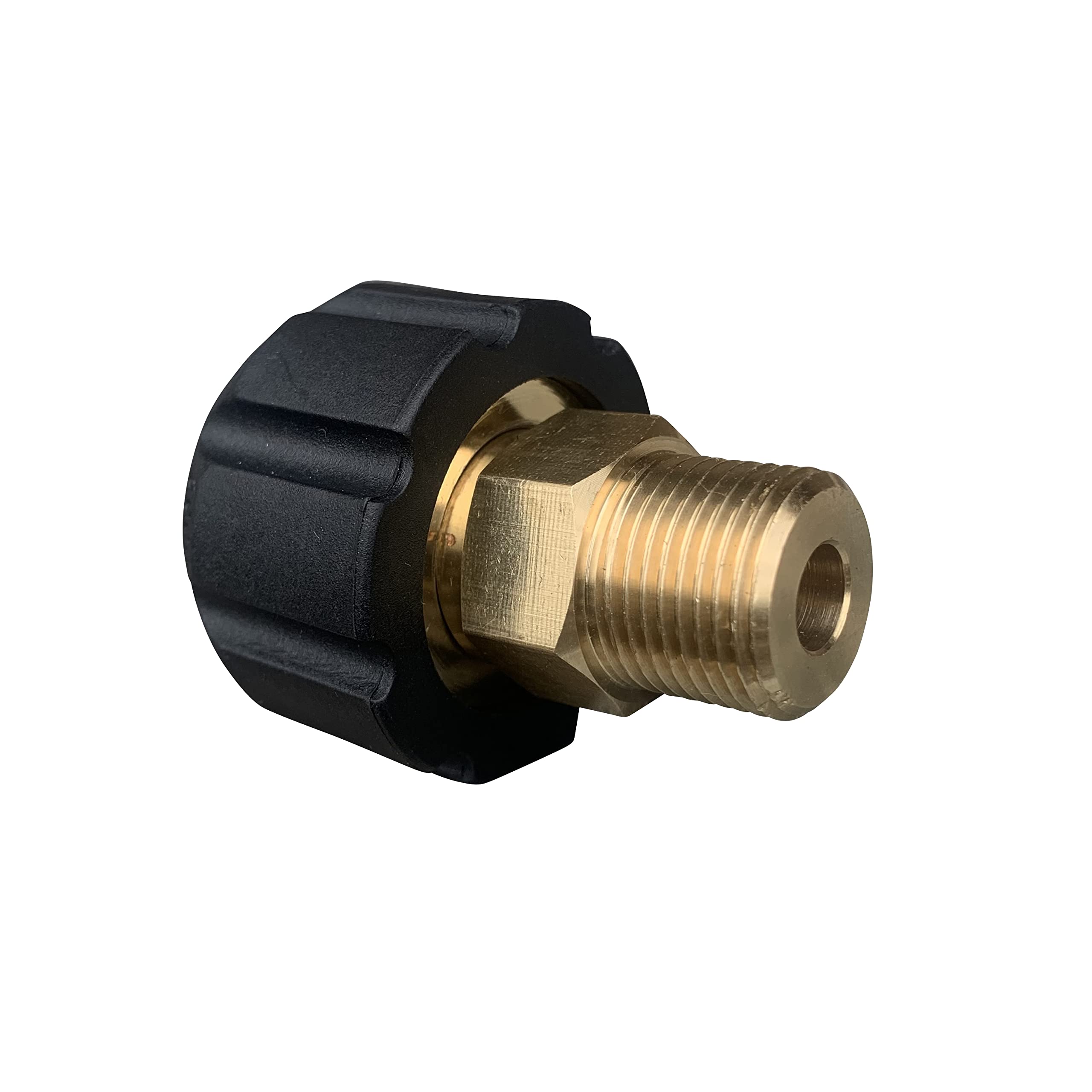 HOTEISON High Pressure Washer High Pressure Hose Connection Different Diameter Fitting Conversion Adapter M22 M22(14)×3/8 male thread