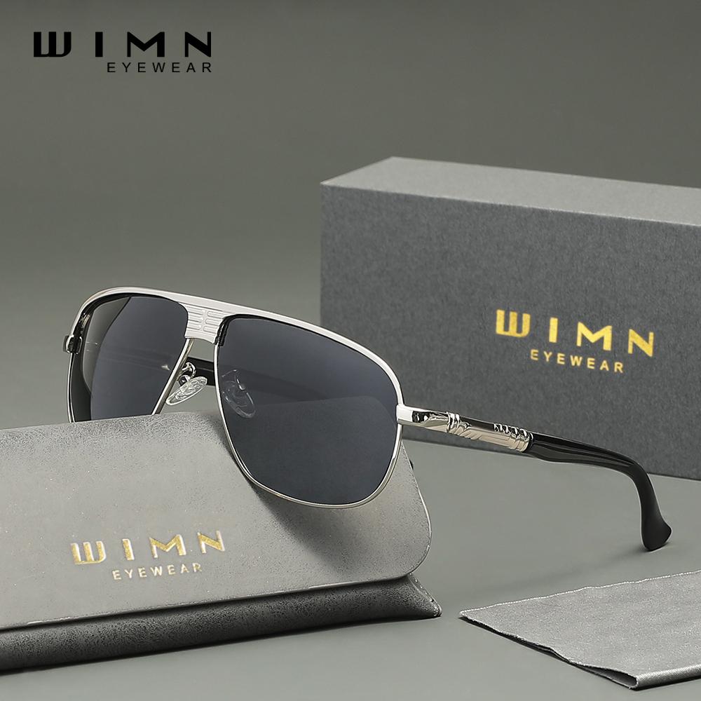 WIMN Vintage Aviator Sunglasses Polarized & Anti-Glare for Driving