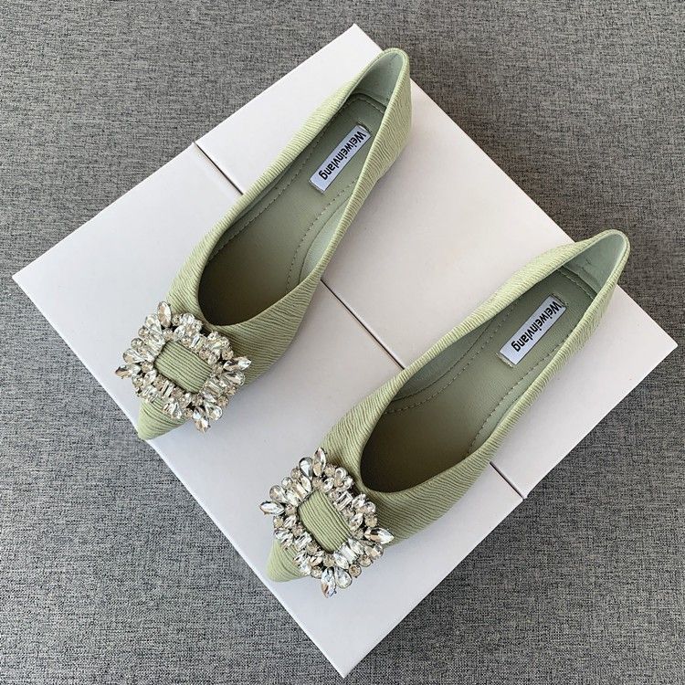 

Xiaoxiangfeng shoes thick heel high heels women s 2025 rhinestone square buckle versatile shallow mouth single shoes party dating women s shoes 33