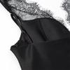 Camisola de Seda con Encaje para Mujer Estilo Europeo y Americano Invierno 2025 8986331