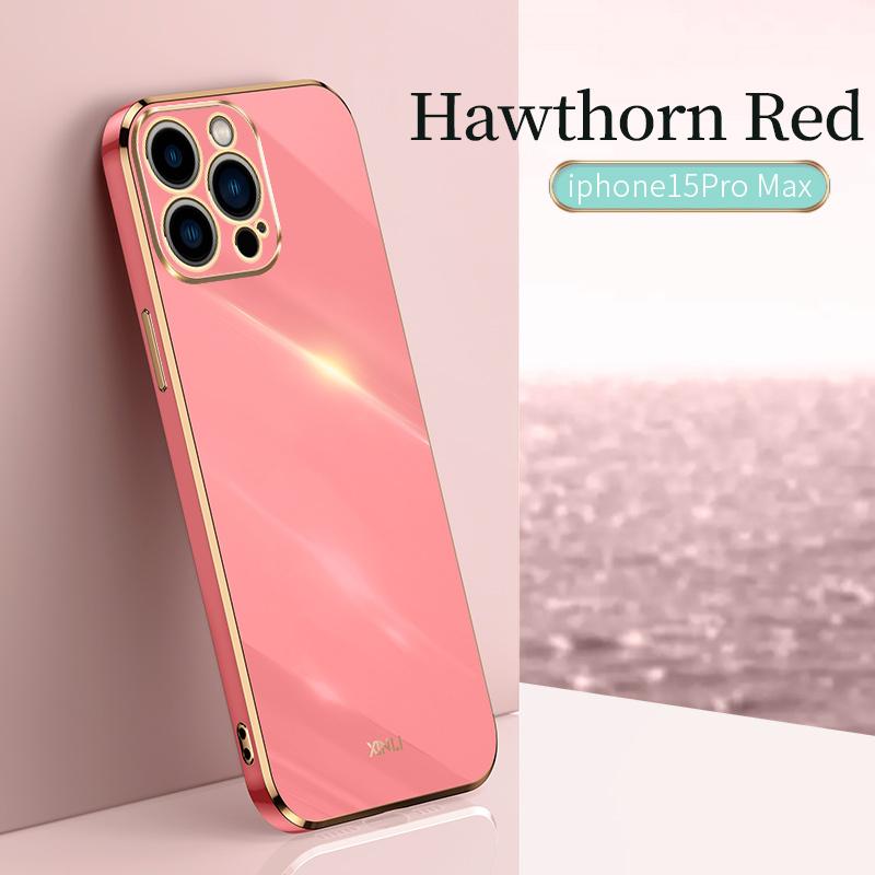Luxury Square Silicone Plating Phone Case for iPhone 15 14 13 12 11 Pro Max XR X XS Max 7 8 15 Plus Shockproof Solid Color Soft Cover
