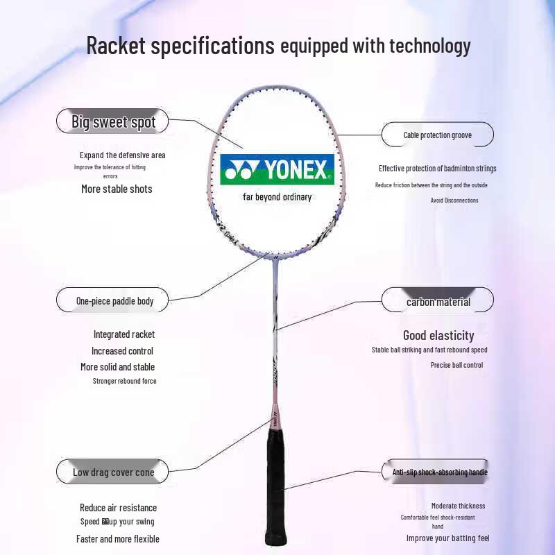 Yonex NR7000I Badmintonschläger Set