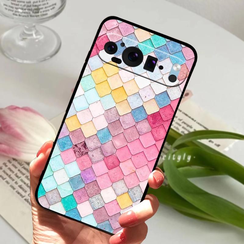 For Google Pixel 9 Pro Case Pixel9 Pro XL Cute Animal Soft Silicone TPU Phone Cover For Google Pixel 9 9a Bumper Fundas Luxury