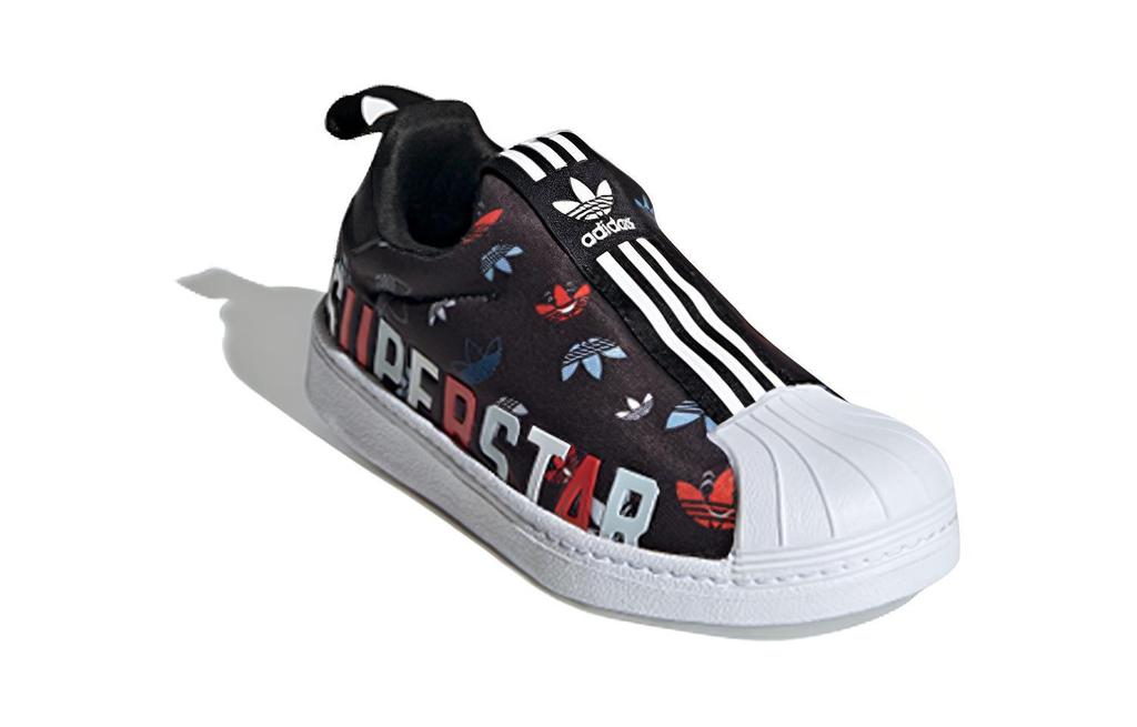 Adidas Originals SUPERSTAR 360 X C Low Top Kids' Skateboarding Shoes Black White Red Children Aged 3 7 Years Old FW0711