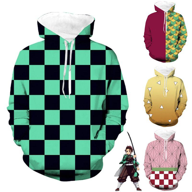 Demon Slayer Kimetsu No Yaiba 3d Printed Hoodie Sweatshirt Cozy Pullover Coat