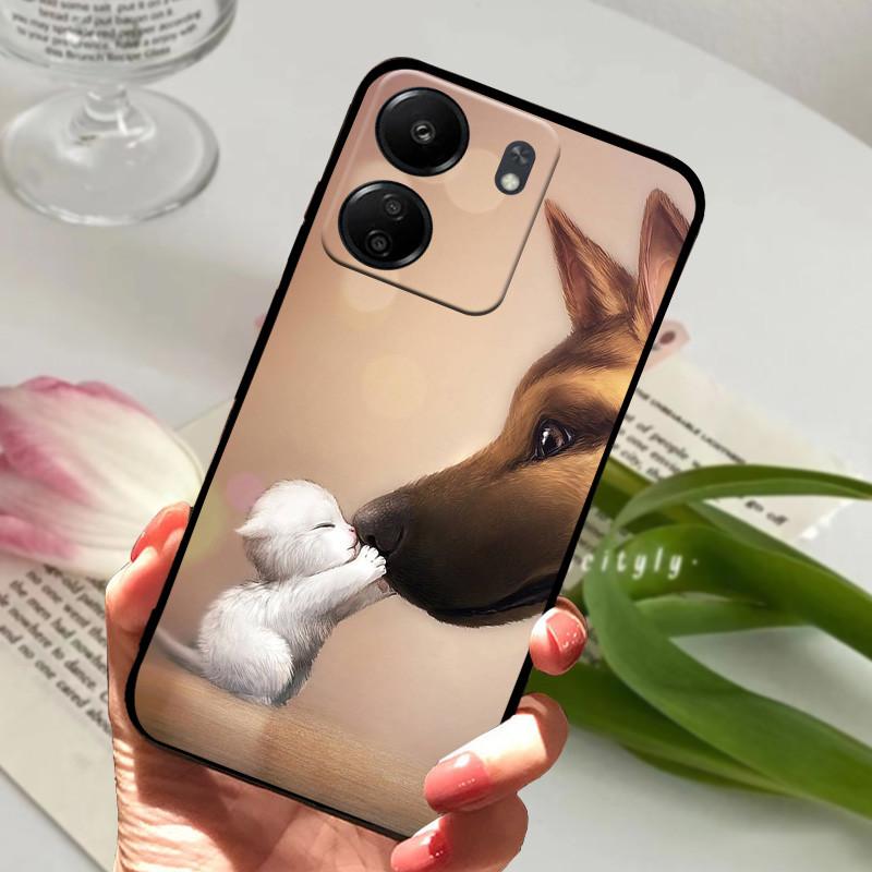 Cute Cartoon Soft Case For Redmi 13C 13 4G 5G Silicone TPU Phone Cover For Xiaomi Redmi 13R Phone Protective Fundas Capa Cases