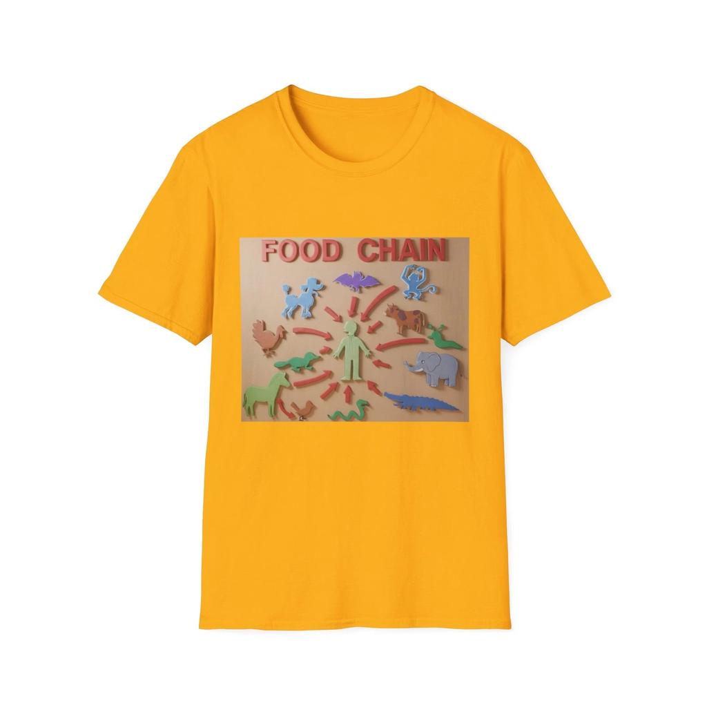 Funny Food Chain T-Shirt - Pop Culture Reference