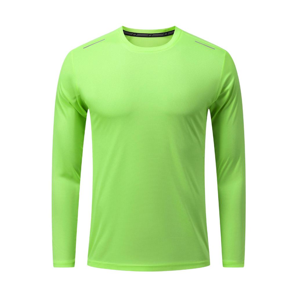 Herren Schnelltrocknendes Langarm-Laufshirt - Herbst Rundhals Fitness-Top