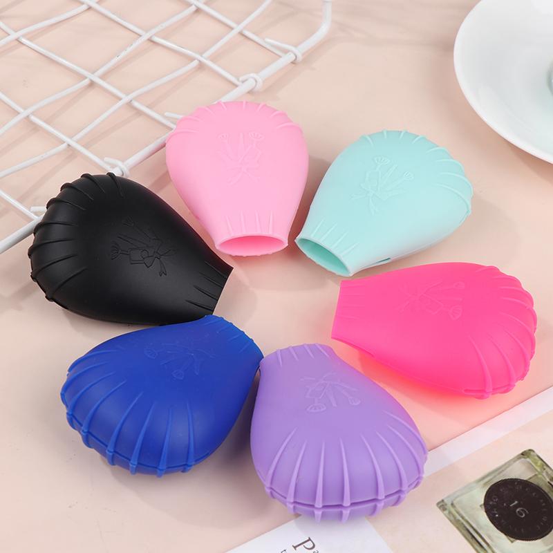 Makeup Brush Holder Cover Silicone Makeup Brush Protector Makeup Brush Travel Storage Case Protect Brush Bristles