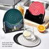 Muiti Color Heat Resistant Mat Silicone Protection Pad Space Saving Anti Scald Placemat  Coffee Mug