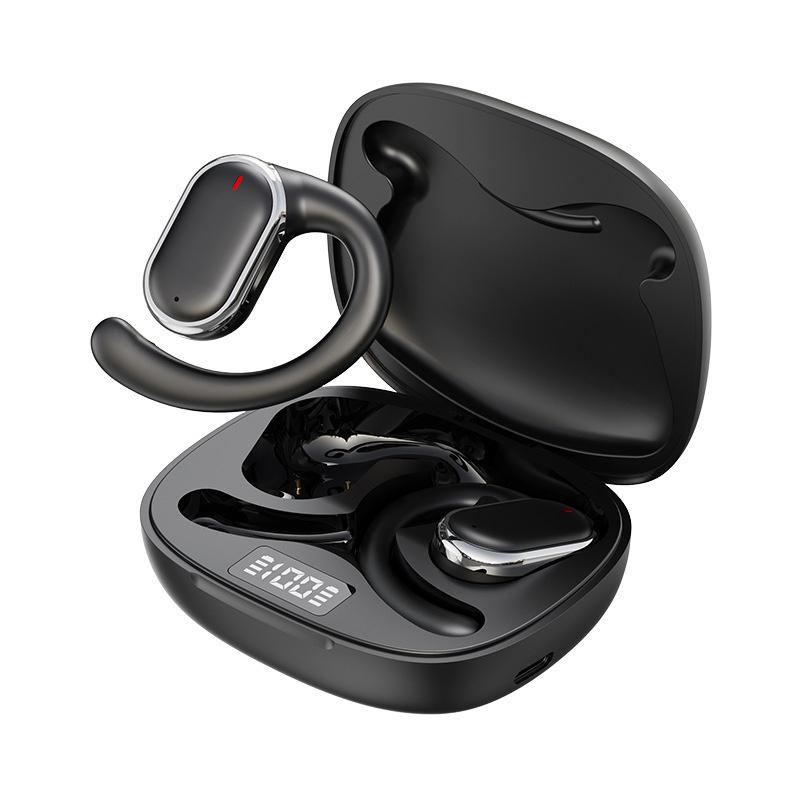X93 Wireless Earbuds Open Ear Headphones With Power Display Charging Case Waterproof Earbuds Stereo Earphones For Sports Running Hiking Working Travel