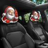 2Pcs Santa Claus Car Headrest Cover Universal Auto Seat Headcover  Gift for Car Lover