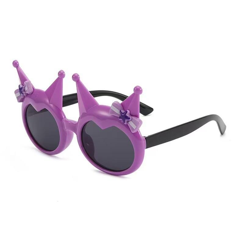 

Дитячі сонцезахисні окуляри для вулиці, Модні та милі сонцезахисні окуляри One Size фіолетовий