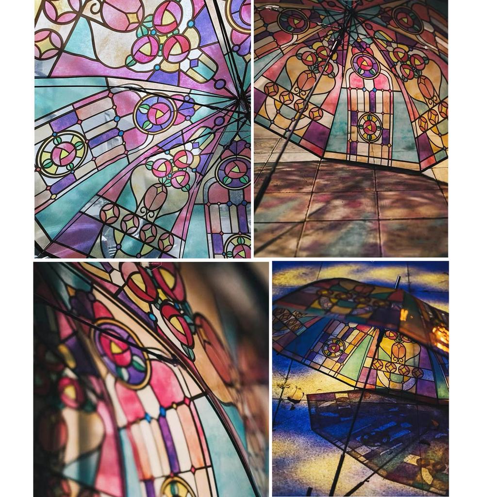 Klarer Blasenschirm, wind- und regensicherer Kirchenschirm aus Glas für Hochzeiten, Bälle oder alltägliche Schutzmaßnahmen