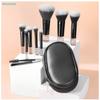 10-Piece Pink Makeup Brush Set with Travel Case | Soft Synthetic Bristles for Foundation, Eyeshadow