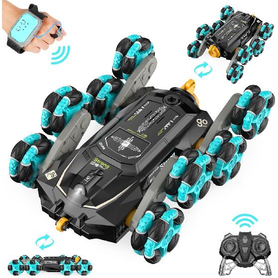 8WD Gesture Sensing RC Stunt Cars - Toys Gifts for Kids 8 9 10 11 12 Year Old Boys Girls,2.4Ghz Remote Control Cars,Transform Drift Off Road Vehicle