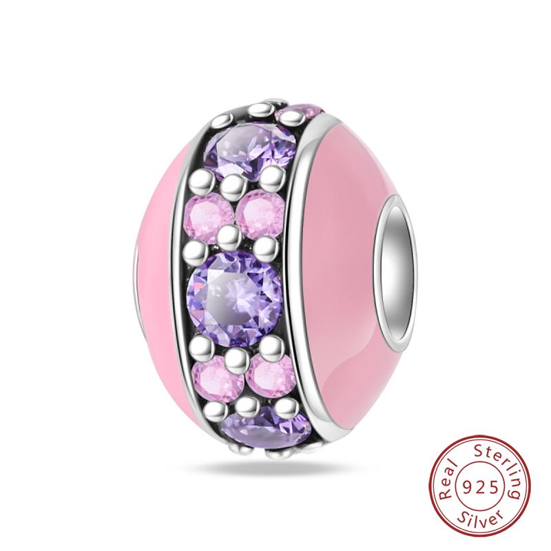 Fashion Copper Colorful Flower Feather Ocean Luminous Glass Charms Beads Fit Qikaola Original Bracelets Diy Jewelry