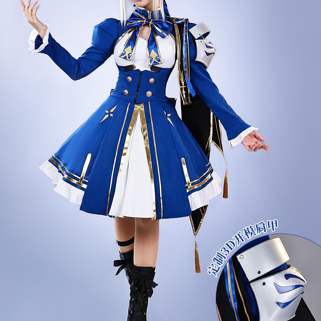 Saber Cosplay Costume Game Honkai: Star Rail X Fate Uniform Halloween Carnival Party Christmas Play Role Clothes Clothing