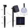 Solar Bubble Balls Lamp String Lights Outdoor Water Drops Outdoor Waterproof Orb Christmas Lights Patio Holiday Party
