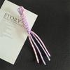 Creative Anti-Lost Knot Nylon Rope Keyring Colorful Braided Lanyard Keychain For Car Backpack Pendant Accessories Gift