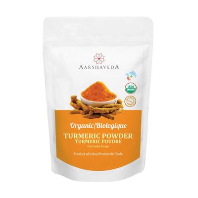 Mletá kurkuma (200 g), Organický kurkumový prášok, Aarshaveda