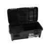 Tool Box, FRE-430BK, 430mm W X 230mm D X 180mm H, Durable Hard Type, Slide-Out Tray, Stackable