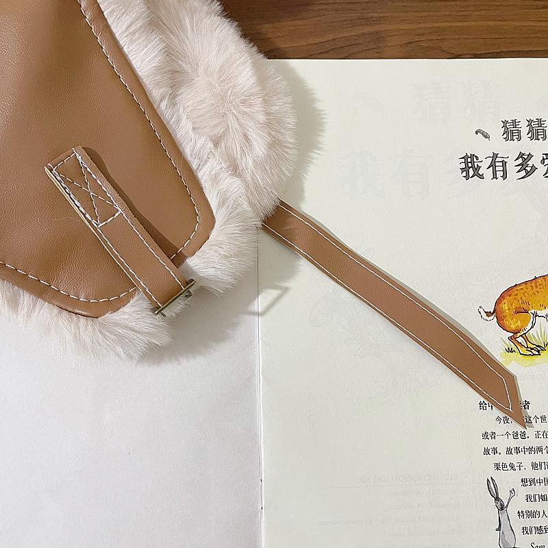 PU-Leder Lei Feng Hut weiblich Herbst und Winter dicke warme Reitplüschmütze Outdoor-Skifahren kalter Gehörschutz Hut Flut